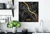 MuchoWow® Poster Bonn - Stadtplan - Karte - Gold - Produktbild-Vorschau 3