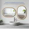 Badspiegel LED Oval 60 x 90 cm mit Beleuchtung - dimmbar, Produktbild-Vorschau 7