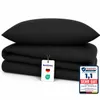 Komfortec Premium Bettwäsche 155x220 cm Bettbezug + 80x80 Produktbild-Vorschau 11