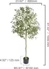 VEVOR Sztuczne drzewo oliwne 60x60x155cm sztuczna roślina Podgląd zdjęcia produktu 8