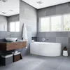 Badland Miki Eckbadewanne, Acryl Weiß, 140x70 cm, Tiefe 43 Produktbild-Vorschau 6