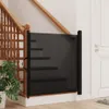 vidaXL Zábrana pro domácí mazlíčky výsuvná černá 102,5x125 Náhled obrázku produktu 3
