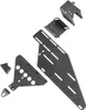 Various metal parts of a gearshift holder are laid out on a white background. Produktbild-Vorschau