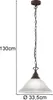 Reality|Trio Suspension Plafonnier, style campagnard, verre Voir les images du produit 14