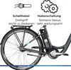 Zündapp Green 3.7 E Bike Damenfahrrad anthrazit Produktbild-Vorschau 7