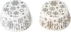 Muffinförmchen GOLD & SILBER STERNE 50x32mm 36 Stück Produktbild-Vorschau 2