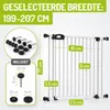 Türschutzgitter Merle 199-207 cm  (FlatStep - Weiss) Productafbeelding-voorbeeld 2