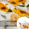 Tischdecke Landhaus Sonnenblumen Orange Rund 100cm Produktbild-Vorschau 2
