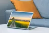 MuchoWow® Laptop Aufkleber Sticker Cover Blumenfeld - Gelb Produktbild-Vorschau 4