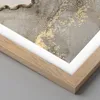 Gerahmtes Poster - Rahmen in heller Eiche - Stein Sand Produktbild-Vorschau 2