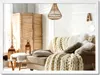 Wandspiegel Weiß Rahmen MDF – Spiegel Elegant Boho Produktbild-Vorschau 1