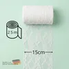 G.schmückt Tischband Spitze 15 cm x 25 m, schmales Dekoband Produktbild-Vorschau 2