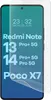 A smartphone screen displaying text and graphics, with a screen protector partially covering it. Produktbild-Vorschau