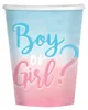 8 Pappbecher Boy or Girl 250ml Produktbild-Vorschau 1