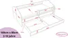 Happy Babies Kinderbett Mobi - Con materasso, cassetto e Anteprima dell’immagine prodotto 2