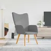 vidaXL Relaxsessel Hellgrau Stoff Produktbild-Vorschau 1