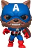 Funko Captain America Capwolf Pop Blau Blau Jeden rozmiar Podgląd zdjęcia produktu 3