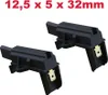2x Kohlebürsten Motorkohlen 12,5x5x32mm für Beko WMC6120W Produktbild-Vorschau 1
