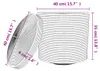 vidaXL Úložný kôš s vekom biely a béžový Ø40x35 cm Náhľad obrázku produktu 8
