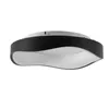 A modern LED ceiling light with a curved, wavy design. Produktbild-Vorschau