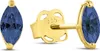 New Bling 9NBG-0678 Gold-Ohrringe mit Zirkonia - 5,6x2,5 mm Produktbild-Vorschau 1