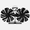 Ventilatore per stufa Relaxdays, modello doppio, senza Anteprima dell’immagine prodotto 10