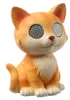 LED Solar Katze mit blizelnden und rollenden Augen - Gartenfigur - H: 22,5cm - Lichtsensor Produktbild-Vorschau