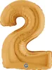 Grabo Balloons 022G, Spielzeugballon, Folie, Gold, Produktbild-Vorschau 1