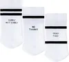 Occulto Damen & Herren Statement Tennis Socken 3er Pack Produktbild-Vorschau 2