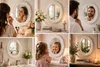 Wandspiegel Oval Bad Spiegel Romantik Badspiegel Weiß Produktbild-Vorschau 16