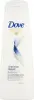 A white bottle of Dove shampoo with blue and gold accents on the label. Náhled obrázku produktu