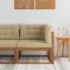 vidaXL Outdoor Ecksofa Natur Produktbild-Vorschau 2