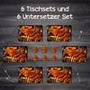 Tischset 6x45x30 cm + 6x10fi cm Platzset Tischmatte Produktbild-Vorschau 4