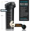 Arendo Protein Shaker mit Messskala, transparent - 800ml, Produktbild-Vorschau 2