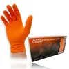 PROGRIP Nitril Handschuhe Orange Diamant Grip Robust Produktbild-Vorschau 1