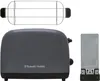A toaster, a bun warmer, and a crumb tray are displayed against a white background. Voir les images du produit