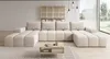Moebelfest Lusso Ecksofa U-Form Couch Creme Teddy-Bouclé - Produktbild-Vorschau 2