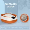 PawHut Katzentoilette mit Deckel, Katzenklo inkl. Produktbild-Vorschau 7