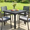 Gartentisch Ausziehbarer 80/160 x 80 cm Aluminium Esstisch Produktbild-Vorschau 8
