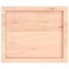 vidaXL Umyvadlová deska 60x50x(2-4) cm masivní dřevo Náhled obrázku produktu 4