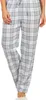 Dame Flanell Schlafanzug Hose kariert aus Baumwolle - ideal Produktbild-Vorschau 1