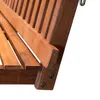 Banc suspendu, en eucalyptus , huilé Voir les images du produit 5