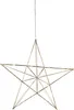 Gwiazda wisząca mosiądz Led LINE 38 cm Podgląd zdjęcia produktu 2