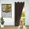 86x203cm Tenda termica oscurante marrone per porta Colore Anteprima dell’immagine prodotto 1