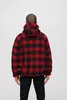Brandit - Teddyfleece Worker Jacke rot / schwarz - 5XL Produktbild-Vorschau 8