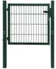 vidaXL Zauntor Stahl Grün 100x100 cm Produktbild-Vorschau 6