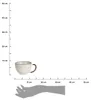 Set di 4 tazze Excellent Houseware, Vetroceramica, 15x12x8 Anteprima dell’immagine prodotto 3