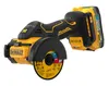 A cordless multimaterial cutter with a battery pack attached, shown against a white background. Produktbild-Vorschau