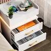 Table de nuit avec éclairage LED avec 2 tiroirs Voir les images du produit 5