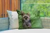 MuchoWow® Outdoor Kissen - Ein Yorkshire Terrier liegt auf Produktbild-Vorschau 3